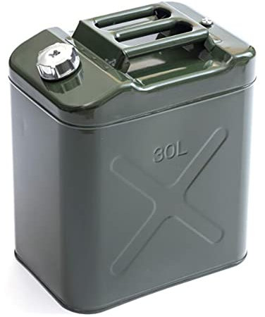 Bidon Essence des Jerrycans Bidon D'essence De 20 litres, Bidon D'essence en Métal De 20 L, Bidon D'essence De 20 L, Bidon De Réserve De 20 L, Convient À L'essence, Au Diesel Et Au Bioéthanol (Size :