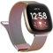 Vancle Cinturino per Fitbit Versa 3/Versa 4/Fitbit Sense/Sense 2, Bracciale di Ricambio in Metallo in Acciaio Inossidabile con Magnete Migliorato per Fitbit Versa 3/Versa 4/Sense/Sense 2(Colore)