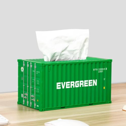 OPica Container Tissue Box Kreative Lagerung Serviette Halter Versand Container Modell Desktop Lagerung Serviette Box Mode Dekoration