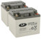 Bleigel Akku 2X 12V 38Ah kompatibel zu Rollstuhl E-Mobil Seniorenmobil u.a. passend zu AGM Batterien mit 40Ah 45Ah 50Ah