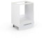 Vicco mobile per forno da incasso Fame-Line, Bianco lucido/Bianco, 60 cm, PL Marmo