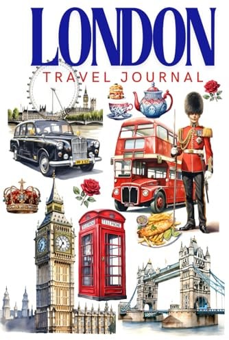 London Travel Journal Diary London Adventures A Traveler's Journal Notebook Sketchbook Diary
