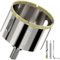 60mm Hole Saw Diamond Drill Bit with carbide Pilot Bit - Ideal Hole Cutter for Tile, Ceramic, Porcelain, Brick, Stone, Glass, Marble and Granite