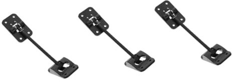 iplusmile 3 Sätze Tür-windschutzschnalle Türschieberschloss Türschlösser Türschloss Torschloss Austausch Der Wohnmobil-türverriegelung Wohnmobil-türhalter Wohnmobil-türriegelhalter Plastik