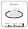 APMGONT Naturstein Armband für Damen, 3mm Natürliches Edelstein Armbänder Perlen Armband Yoga Kleine Facettierte Armbänder Geschenk für Frauen Mädchen (Granat)