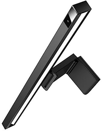 WOONEKY Computer Monitor Screen LED Lamp No Glare Eye Protection Black Easy to Install