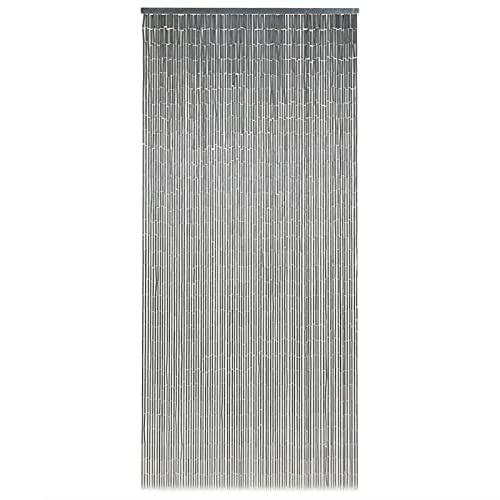 Gecheer Tenda Antimosche in bambù, per Porte Esterne e Interne, 90 x 200 cm, bambù Naturale, Privacy e Decorazione, for Appartamenti, balconi e Bar