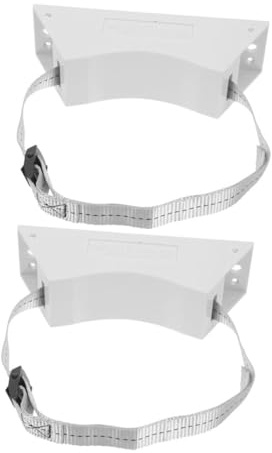 TOPPERFUN Staffa per Bombole Gas e Serbatoi Propano, Supporto da Parete 40l in Plastico e Ferro, con Catena di Sicurezza