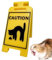 Warnschild – Sicherheitshinweis, Gefahrenetikett, sichtbarer Warnhinweis, Unfälle, leicht lesbarer Warnhinweis, jeden Raum, vorbeugende lustige Katzenschilder, Dekoration, Hunde, Erbrochenes Schild