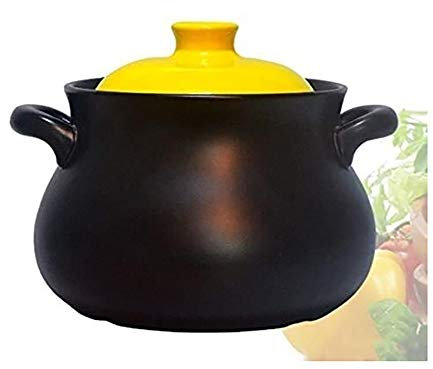 Keramik-Auflauftopf, Auflaufform mit Deckel, widerstandsfähiger Keramiktopf für Reiskocher, Reisnudeln, Topf, Kalk, Porzellan, Brot, Suppe, Suppe