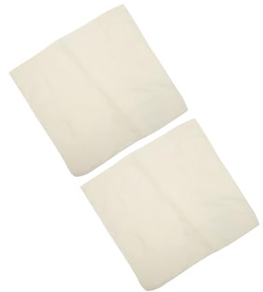 HEALLILY Reusable Fine Cheesecloth Tofu Cloth Food-Grade Soy Milk Strainer 60cm Square Food Filter for Cooking Baking 2pcs