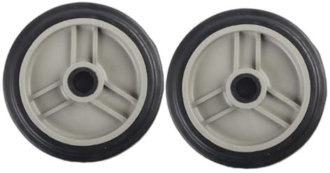 AWHAO 2 ruedas de compresor de aire (tornillos no incluidos), resistentes, reparables, universales, prácticas, repuestos, ruedas de repuesto, 4 Inch