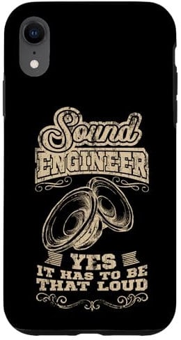 Sound Engineer Yes It Has to Be That Loud Audio Tech Case for iPhone XR