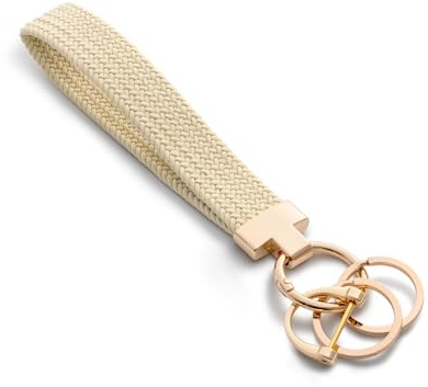 CHUQING Schlüsselanhänger Auto Schlüsselband Kurz Schlüsselbund | Elastisches Polyester Schlüsselarmband für Damen, dehnbar und handfrei.Ideal für Alltag und als Geschenk