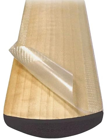 22YardsPro Anti Scuff Cricket Bat Sheet – Clear Protective Bat Face Cover | Durable Self-Adhesive Transparent Film | Moisture & Crack Protection