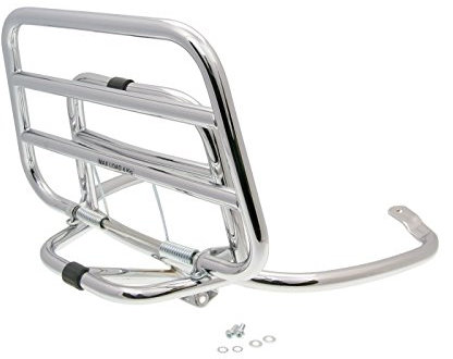 Gepäckträger/Top Case Träger OEM klappbar Chrom für Vespa Primavera/Sprint