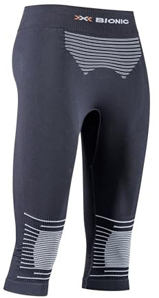 X-Bionic Damen Energizer 4.0 3/4 Pants, Opal Black/Arctic wh, x_s