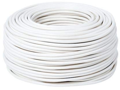 Kabel H05VV-F Schlauch 2 x 0,75 mm, 25 m, Weiß