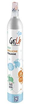 Cilindro CO2, 60 lt. GasUp. Recargable en la plataforma SCYSE. (Compatible con gasificadoras GasUp, Philips, Sodastream,Aarke (el empaque puede diferir)
