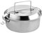 Fiambrera Metalica De Acero Inoxidable Con 2 Platos Ø 16 cm. Lunch Box, Fiambrera Metalica, Porta Alimentos Metalico,