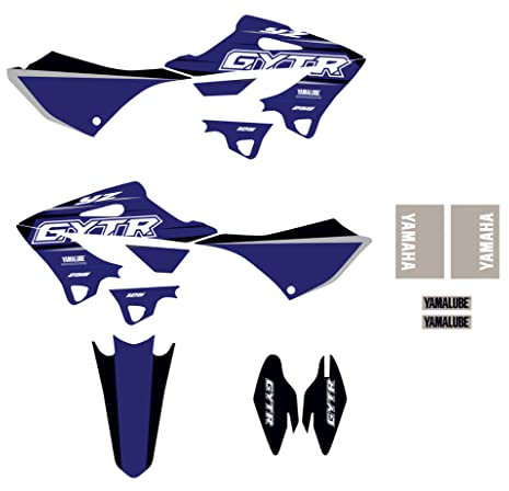 Yamaha GYTR Dekor Sticker Set für Yamaha YZ125 ab 2022 - Rot, Blau - PVC - Racing - Motorradaufkleber-Set