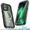 SOUYOYIHI Magnetic Case for iPhone 14 Pro Max Waterproof Case Compatible with MagSafe with Screen Protector Camera Lens Protector 360 Full Body Protection Rugged Shockproof Clear Case (Black)