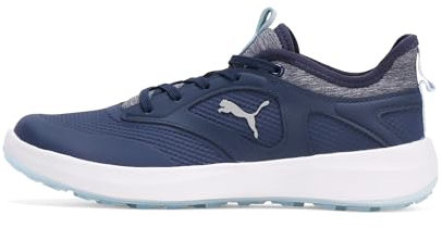 PUMA Damen Ignite Malibu WMNS Golfschuh, Navy-ICY Blue White, 39 EU