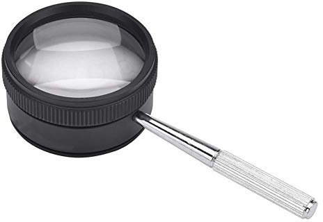 Lupen,Lädagogische Hobby-Lupen,Ganzmetallhand-Alter-Mann-Leselupe Hd-Optik 3-Fach,Beobachten Von Mobilen Phchild-Studenten-Explonaturen Comfortable Anniversary