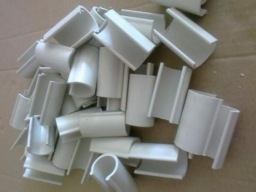 CLIPS IN PVC DIAMETRO 20 MM PER SERRA FISSAGGIO TELO PLASTICA O RETE 1 KG