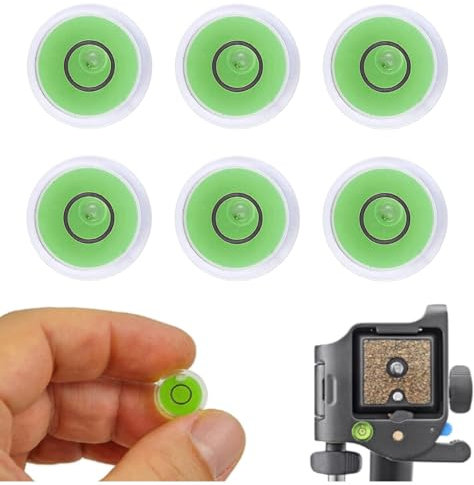 Blanko Wasserwaage Libelle,Runde Libelle,Round Level,Nivellierlibelle,Bohr Libelle,Rundwasserwaage Wohnwagen,Dosenlibelle,Dosenlibelle Kleben,Libelle Wasserwaage Rund,Runde Wasserwaage(15mm,6 Stück)