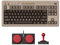 8BitDo Retro Mechanical Keyboard, Bluetooth/2.4G/USB-C Hot Swappable Gaming Keyboard with 87 Keys, Dual Super Buttons and Super Stick for Windows and Android - C64 Edition - QWERTY English Keyboard