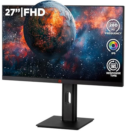 Konix Monitor gaming Orion 27 PC, PS5, Switch 2, Xbox - Full HD 1 080 px - 280 Hz - 1 ms - FreeSync - HDMI 2.0 - DisplayPort - Pannello IPS