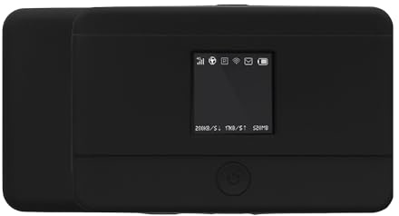 kwmobile Hülle kompatibel mit TP Link M7350 4G Case - Tasche für mobiles WLAN - Router Cover mobiler Hotspot - Wi-Fi Zubehör Schwarz