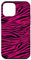 Hülle für iPhone 12 mini Trendiges rosa & schwarzes Tiermuster Zebra Y2K Muster