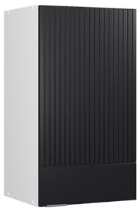 Vicco Hängeschrank Fame-Line, hängender Küchenschrank, Schwarz gestreift, 40 cm