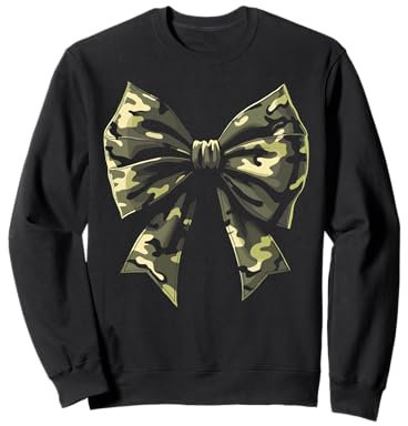 Camouflage Old Camo Kokette Bogen Jagd Frauen Mädchen Outdoor Sweatshirt