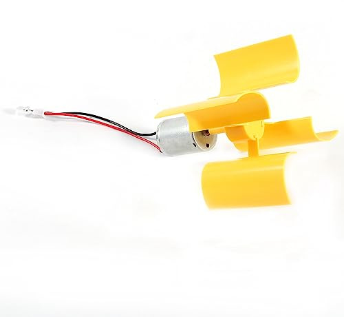 Generatore di Verticale Kit Fai da Te di Piccoli Motori Turbine Eoliche Verticali Lame Generatore di Elettricità per Esperimento di Educazione Scientifica