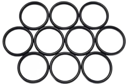 Einzelne Premium O-Ringe aus NBR70 in Carbon Black, Dichtungsringe (10 Stück, 40x3)