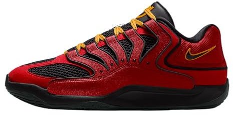 Nike KD 18 Men's Basketball Shoe, Fire Red/Amarillo/University Gold/Black, 3.5 UK