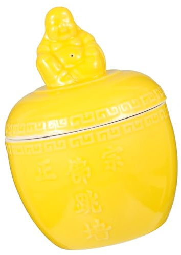 Cabilock Olla de Cerámica para Estofado y Sopa Utensilio de Cocina Resistente Calor para Preparar Cazuelas y Casa Clásico Chino