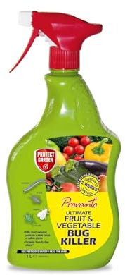 HOCHSTE® Provanto Ultimate Fruit And Vegetable Bug Killer, Easy-To-Use, Fast-Acting Pest Control, Long-Lasting Protection, Indoor And Outdoor Use, Plant Protection, 1L