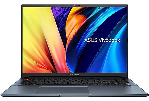 ASUS Vivobook Pro 16 Laptop, 16 1920 x 1200, Intel Core i7-13700H 14-Core, NVIDIA GeForce RTX 4050, 16GB DDR5, 2TB SSD, Windows 10 Pro, Backlit KB, Wi-Fi 6E, Thunderbolt 4, Webcam, Quiet Blue