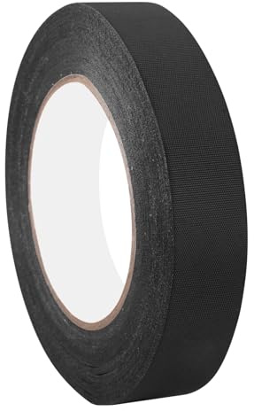 50m x 25mm Panzertape Schwarz Wasserfest,Panzerband Schwarz Wasserfest Matt | Klebeband Reißbar Schwarz Matt für Reparaturen, Handwerk, Innen, Außenbereich
