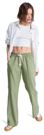 Roxy Oceanside - Ausgestellte Hose - Frauen - M - Grün.