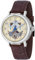 Thomas Earnshaw Herren 43mm Beaufort Open Heart Calendar Automatik Cream Uhr mit echtem Lederband ES-8083-02