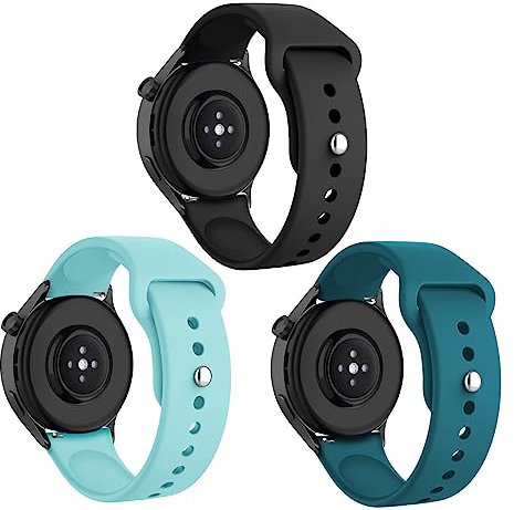 AireWiki 3-PCS Silikon Armbänder Kompatibel mit Hero Band III, AGPTEK LW31 Sport Textur Ersatzband Für Damen Herren Armband Für Hero Band III, AGPTEK LW31 (B)