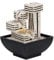 Table Fountain, Indoor Fountain, Zen Water Fountain, with Lighting,Table Top Garden Fountain for Occasions, Bedroom, Living Room, Study