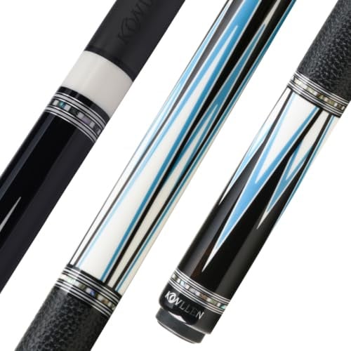 KONLLEN Billardqueue-Stick aus Karbonfaser, niedrige Ablenkung, handgefertigt, Inlay, ultraglatt, professionelles Gefühl, Billardqueue-Sticks für Erwachsene