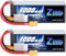 Zeee 4S Lipo 3000mAh 14,8V 50C RC Batterie mit XT60 Stecker für RC Auto Truck Flugzeug Heilikopter Boot RC Hobby (2 Stück)