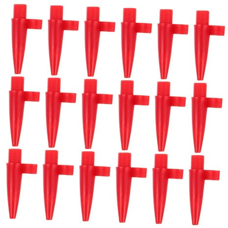 SKISUNO 20pcs Portable Manual Air Pump Nozzles Plastic Adaptors for Inflating Toys Balls Air Beds and Mattresses Efficient and Fit for Various Inflatables